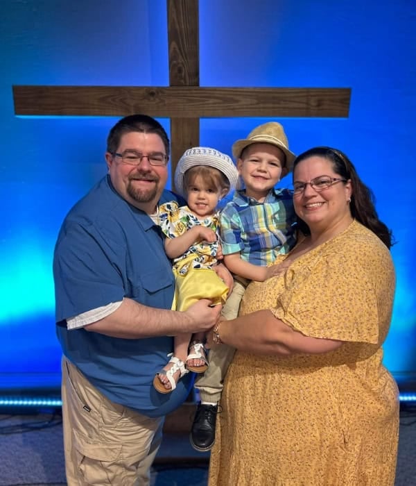 Lead Pastor Jimmy Lewis & his family